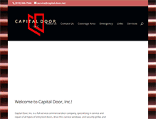 Tablet Screenshot of capital-door.net